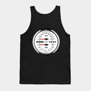 Speedometer MPH RPM Tank Top